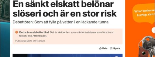 ”Elanvändning är inte slöseri”